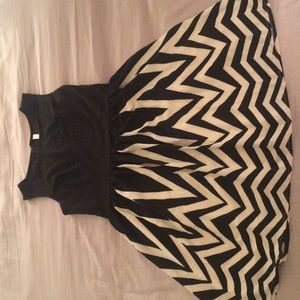 Black and white dress